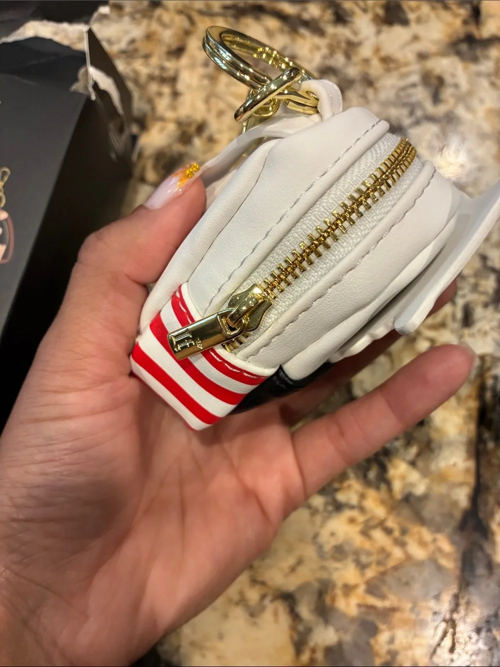 Disney loungefly mystery box Donald Duck Pirate Stripe Bag Charm